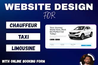 build a professional chauffeur site, taxi booking, limousine and taxi website