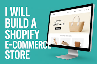 build a professional shopify online store with responsive design