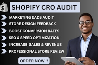 audit your shopify store to booost sales and conversion