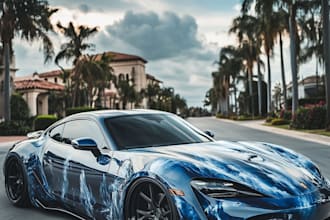 car wrap, truck wrap, van wrap design