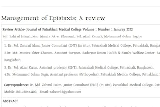 summarize and review medical research articles