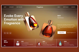 design perfume shopify store fragrance store perfume shopify perfume website