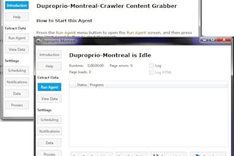create a web scrapper