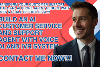 build ai customer service, ai support agent, voice ai support, ai ivr system