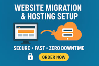 migrate your website and set up your server safely