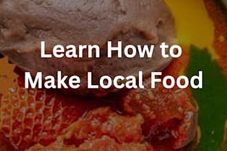 teach you how to make local amala in germany