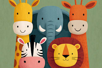 draw any animal or pet in my cute cartoon style