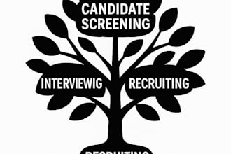 screen cv and interview with two candidates