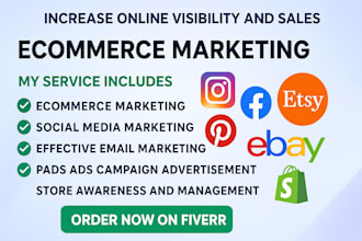 promote and advertise your ebay shopify and etsy store with effective marketing