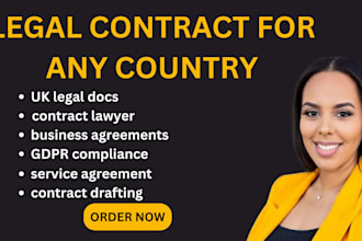 draft UK or US legal terms and privacy policies as a contract lawyer