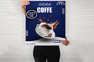 design eye catching poster and flyer