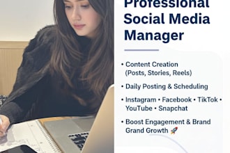 be your social media manager