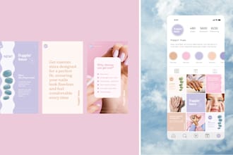 design social media template posts and stories