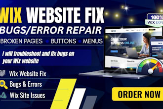 troubleshoot and fix bugs on your wix website, wix studio bug fix