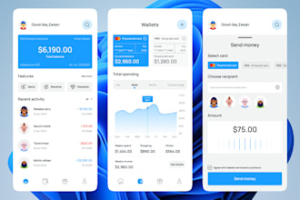 develop fintech app, nfc payment app, crypto wallet app, neo bank app