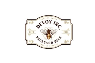 design artisan backyard bees logo