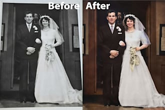 old photos, photo restoration, fix and colorize