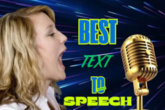 create realistic text to speech, convert real human voice