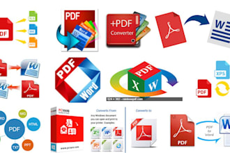 convert PDF word excel powerpoint and others