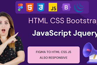 write and debug scripts in html, css, javascript and jquery
