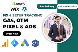 setup google tag manager, facebook pixel setup and server side tracking