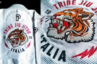 design a creative jiu jitsu and martial arts logo in 1 day
