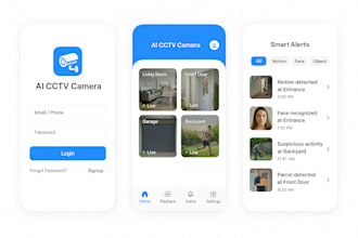 develop ai cctv camera app, cctv installation app, camera detecting app
