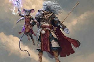 dnd character art and dnd character art