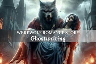 ghostwrite romance, werewolf, fantasy, dark romance, nsfw or erotic story