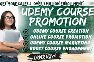 do fast udemy online course promotion