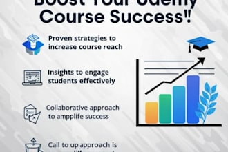 do udemy online course promotion, udemy course marketing, kajabi promotion