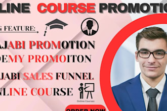 promote udemy course, thinkific course kajabi, online course promotion