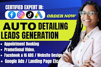 auto detailing lead car washing leads facebook ads car detailing leads google ad
