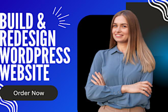 build wordpress site or redesign wordpress website