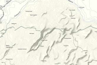 layout topo gps land survey point data into contour map autocad topography