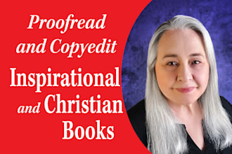 edit inspirational and christian books for kids or adults