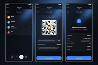 develop react native bitcoin and phantom trust wallet app