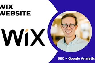 design a professional wix website with SEO and analytics setup