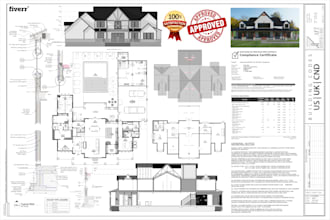 be your architect for floor plan, house permit drawings, blueprints in autocad