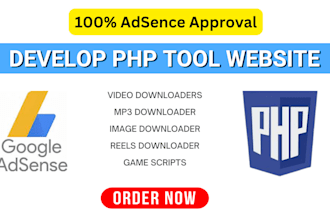 develop python php tool website scripts for adsence approval