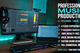 a tech house house edm track with mix and premaster