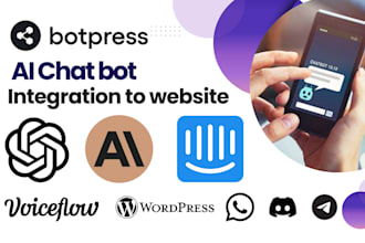 build custom ai chatbots using openai, API keys, botpress, ai website chatbot