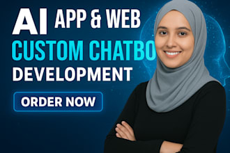 develop ai powered mobile apps, websites, saas platforms, chatbot, llm, ai agent