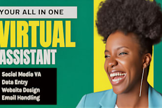 virtual assistant personal executive assistant social media manager canva v