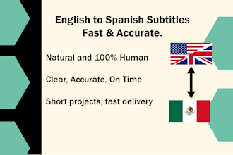 create accurate english to spanish subtitles for your videos