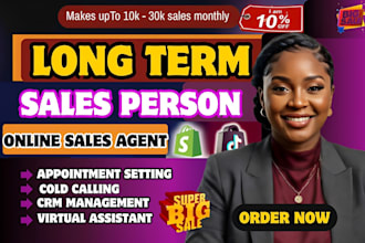 commission sales representative real estate sales closer cold calling b2b lead