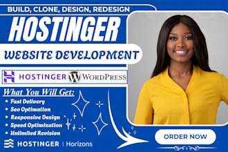 build hostinger horizon website design redesign hostinger wordpress website