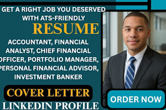 make a investment banker portfolio manager financial analyst accountant resume