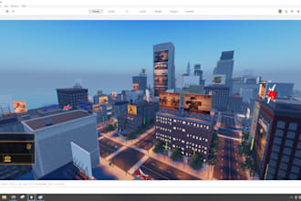 design custom roblox world maps, cities and 3d environments