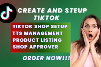 create tiktok shop dropshipping USA tiktok shop germany france and other country